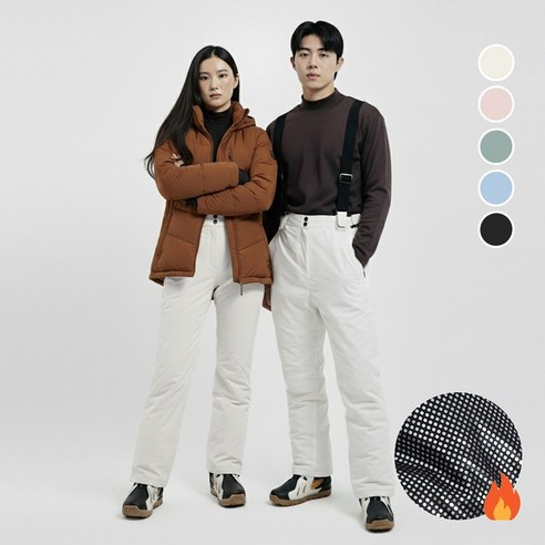 SUB22 멜빵 스노우컷 스키복 스키바지 남녀공용 - 스키복 바지 | 쿠팡