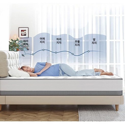 Qicco 침대 매트리스 무음 포켓스프링 바닥 매트리스 - 매트리스 | 쿠팡 - 상품 이미지 7