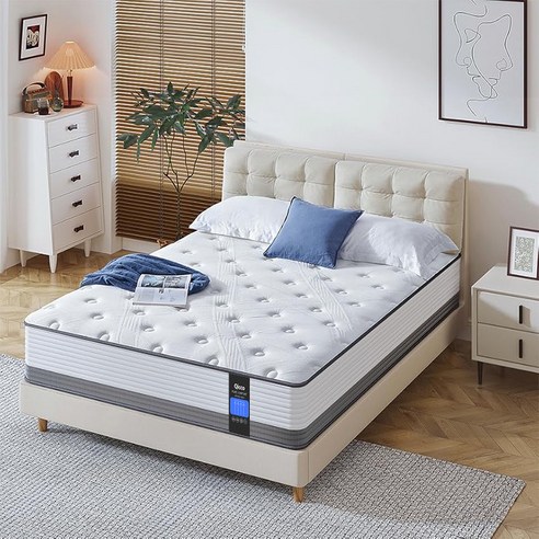 Qicco 침대 매트리스 무음 포켓스프링 바닥 매트리스 - 매트리스 | 쿠팡 상세 이미지 1