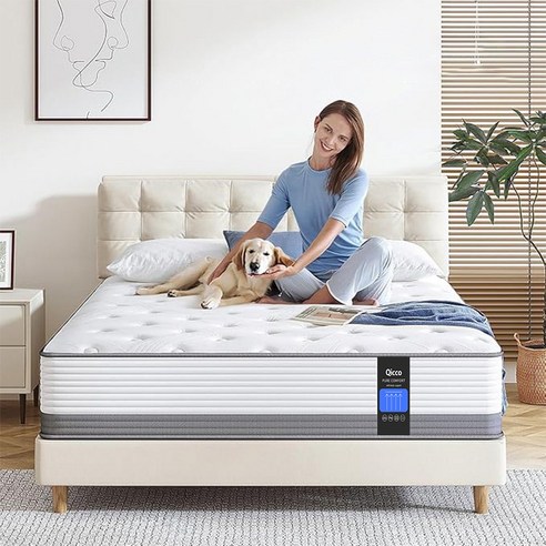 Qicco 침대 매트리스 무음 포켓스프링 바닥 매트리스 - 매트리스 | 쿠팡 상세 이미지 3